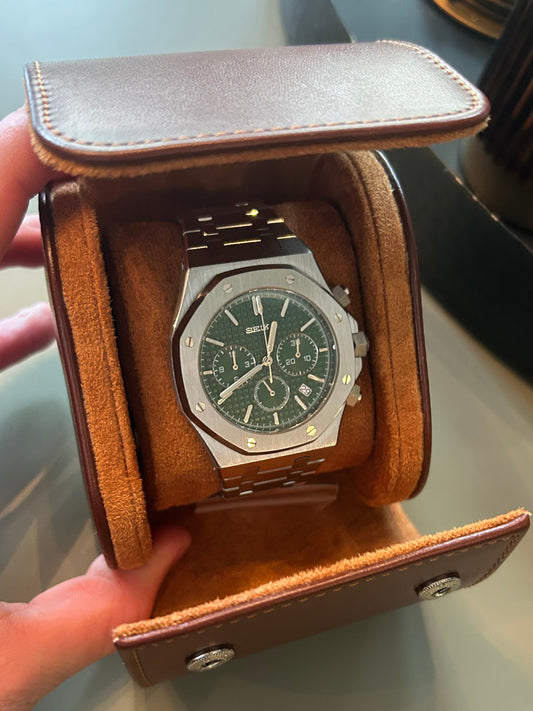 ROYAL- chronograph/silver, green