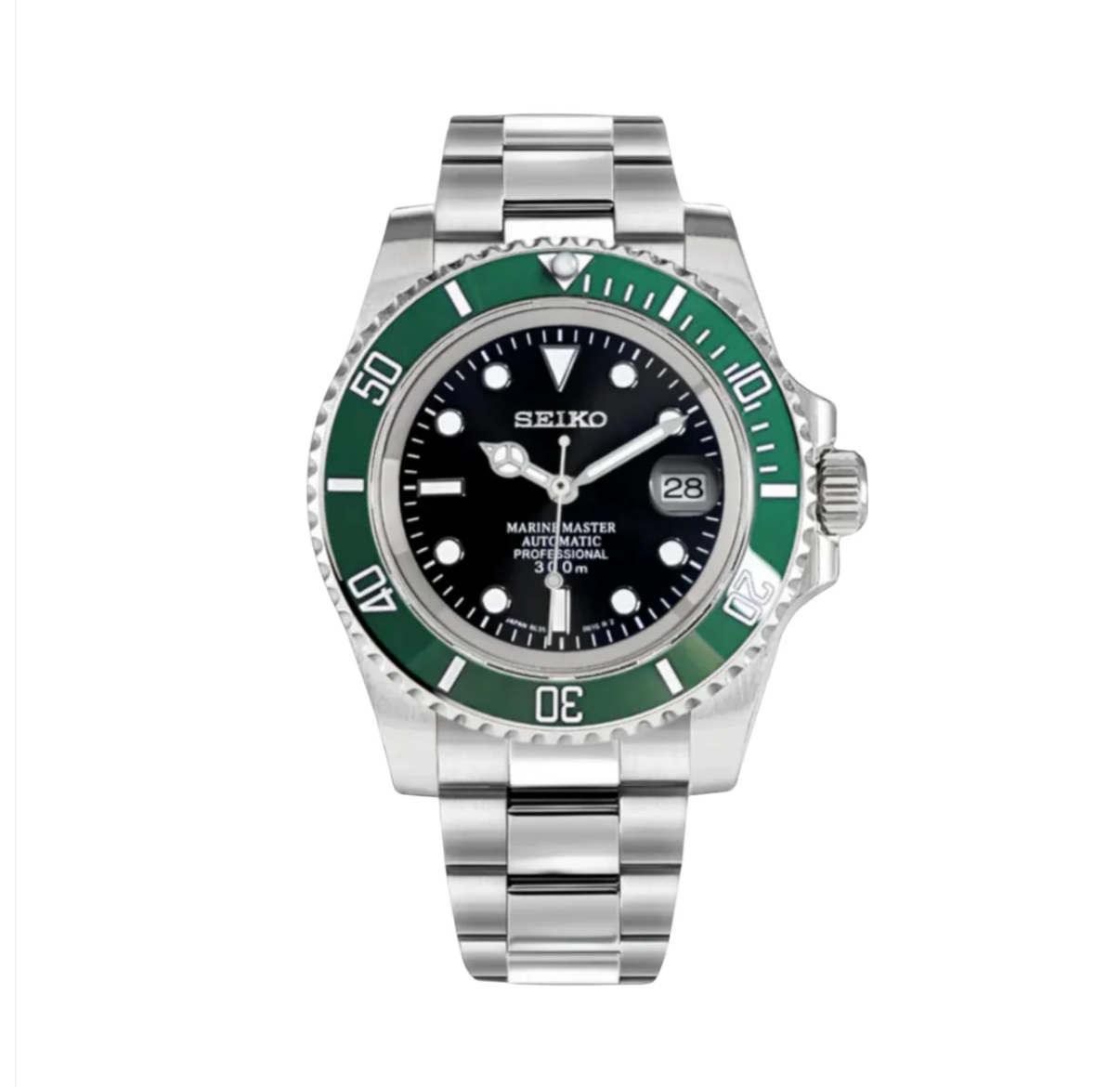 SUB- silver, green/black