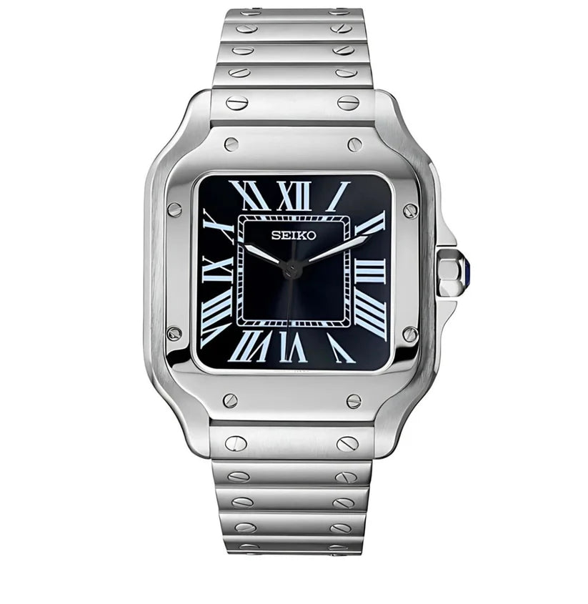 SANTOS- silver/black